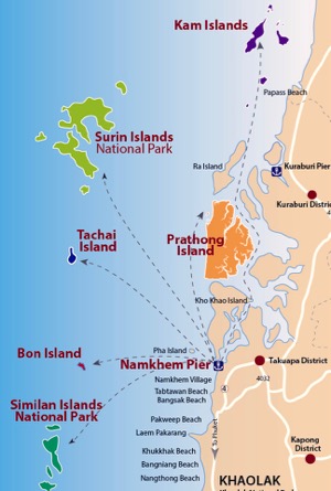 Inseltour Karte